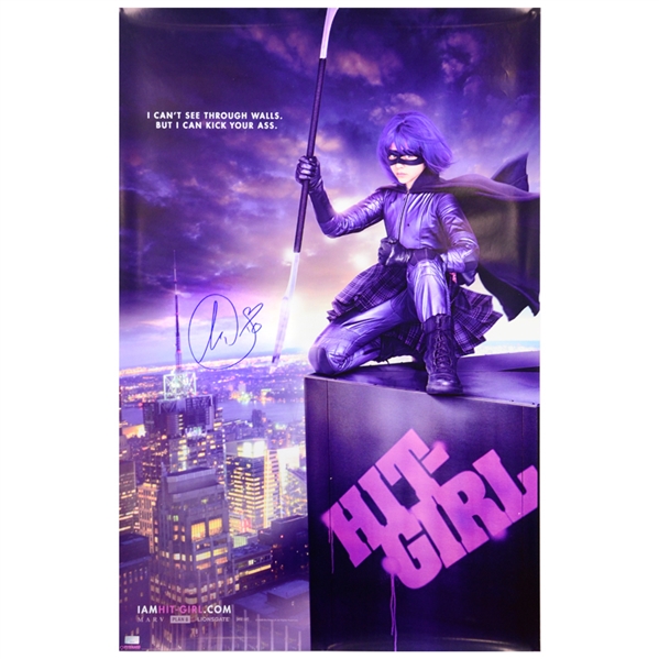 Chloë Grace Moretz Autographed 24x36 Kick-Ass Hit-Girl Poster