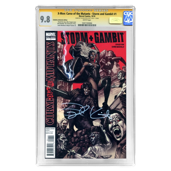 Taylor Kitsch Autographed X-Men Curse Of The Mutants #1 CGC SS Signature Series 9.8 Comic #1/100