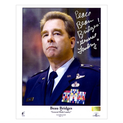 Beau Bridges Autographed 8x10 Stargate: SG-1 Major General Hank Landry Photo