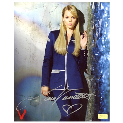 Laura Vandervoort Autographed 8×10 V Series Photo