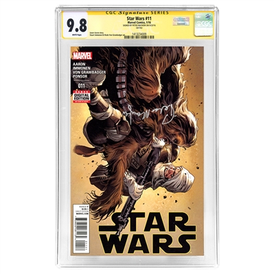 Peter Mayhew Autographed Star Wars #11 CGC SS 9.8 Comic