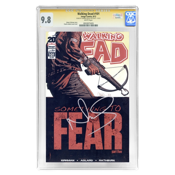 Norman Reedus Autographed Walking Dead #101 CGC SS Comic