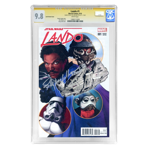 Billy Dee Williams Autographed Lando #1 CGC SS 9.8 Comic