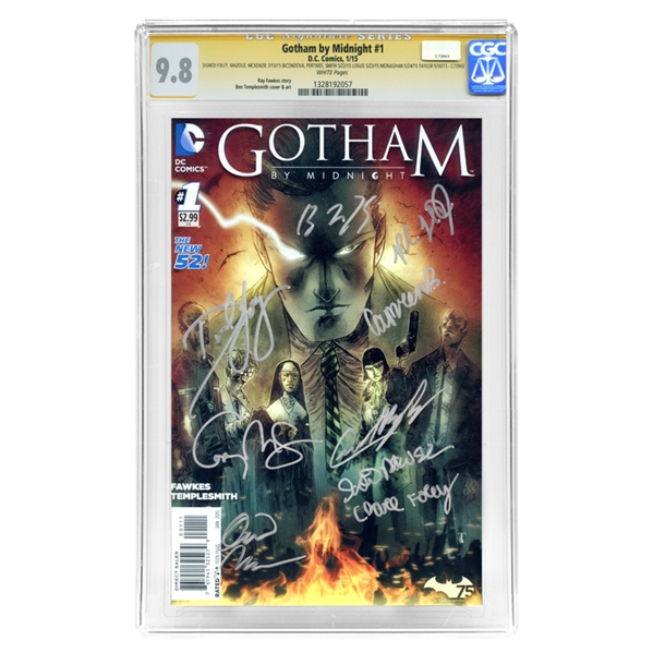 Gotham Cast Autographed Gotham By Midnight #1 CGC SS 9.8 Comic