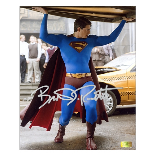 Brandon Routh Autographed 8x10 Daily Planet Photo