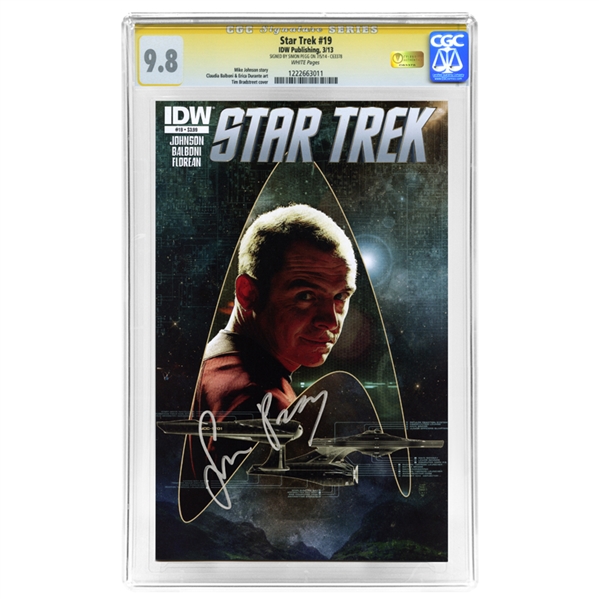 Simon Pegg Autographed CGC SS Signature Series 9.8 Star Trek #19