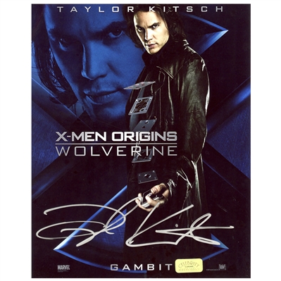 Taylor Kitsch Autographed 8x10 X-Men Wolverine Gambit Poster