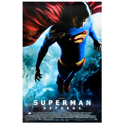 Brandon Routh and Kate Bosworth Autographed Superman Returns 27x40 Poster