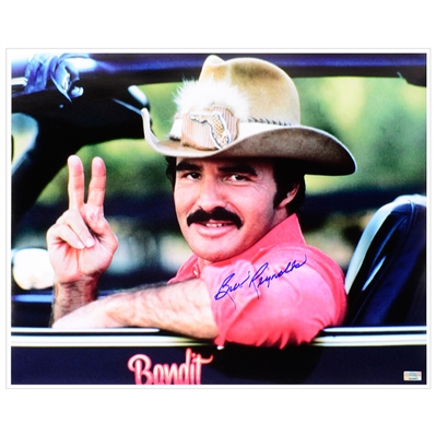 Burt Reynolds Autographed 16x20 Smokey and The Bandit Photo