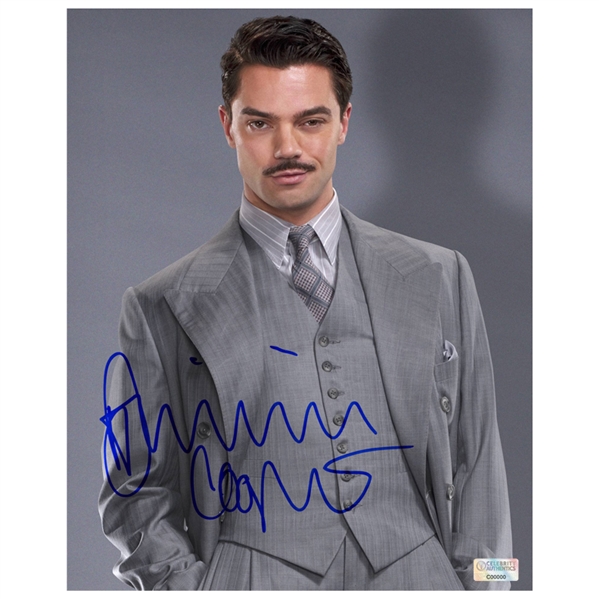 Dominic Cooper Autographed 8×10 Howard Stark Studio Photo