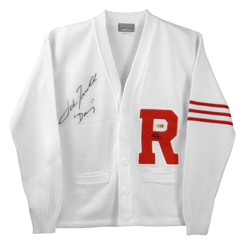 John Travolta Autographed Grease Letterman Sweater