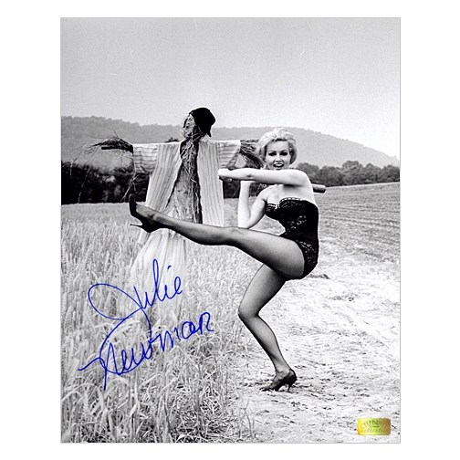 Julie Newmar Autographed 8x10 Play Ball Photo