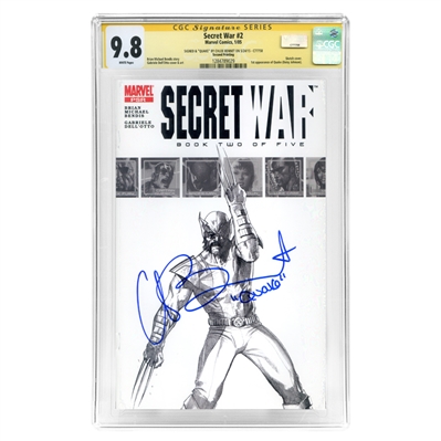 Chloe Bennet Autographed Secret War #2 CGC SS 9.8 Mint with Variant Sketch Cover