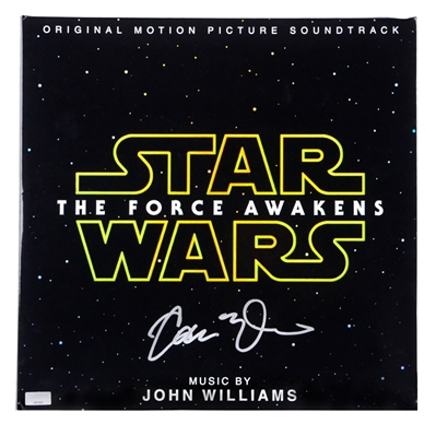 Adam Driver Autographed Star Wars The Force Awakens LP Soundtrack Double Vinyl Album