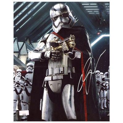 Gwendoline Christie Autographed Star Wars The Force Awakens Captain Phasma 8x10 Stormtrooper Commander Photo