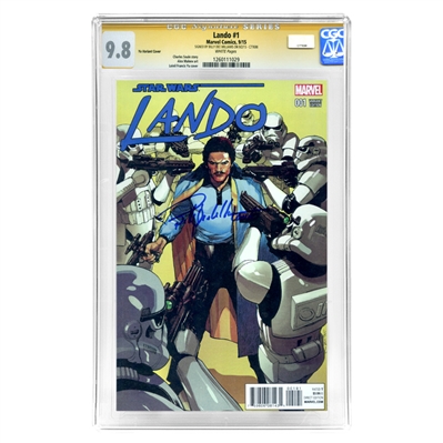 Billy Dee Williams Autographed Lando #1 CGC SS 9.8 Mint with Variant Leinil Francis Yu Cover