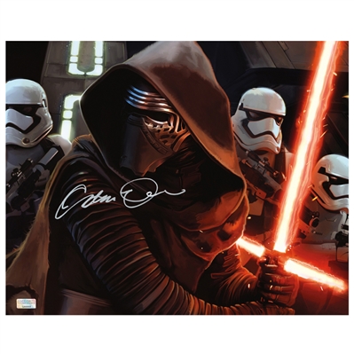 Adam Driver Autographed Star Wars: The Force Awakens 16x20 First Order Photo