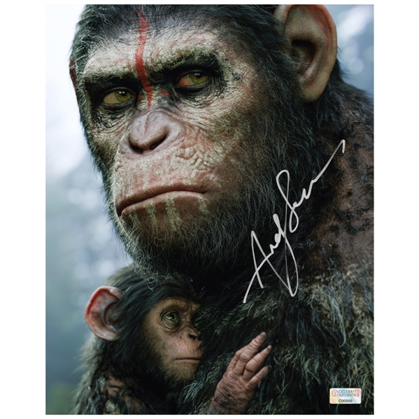Andy Serkis Autographed Planet of the Apes 8×10 Caesar Portrait Photo