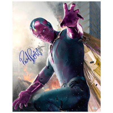 Paul Bettany Autographed Avengers: Age of Ultron Vision 16x20 Photo