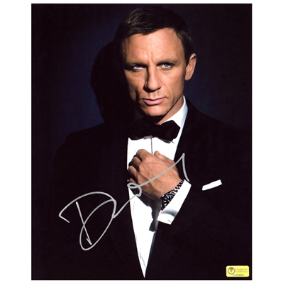 Daniel Craig Autographed 8×10 Quantum of Solace 007 Photo