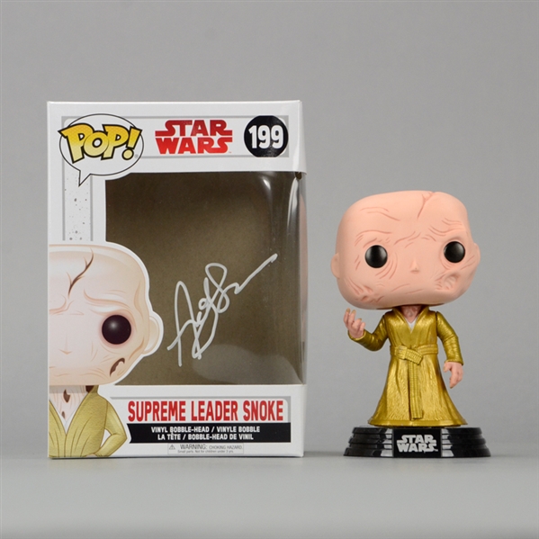 Andy Serkis Autographed Star Wars The Last Jedi Supreme Leader Snoke POP Vinyl Figure 199