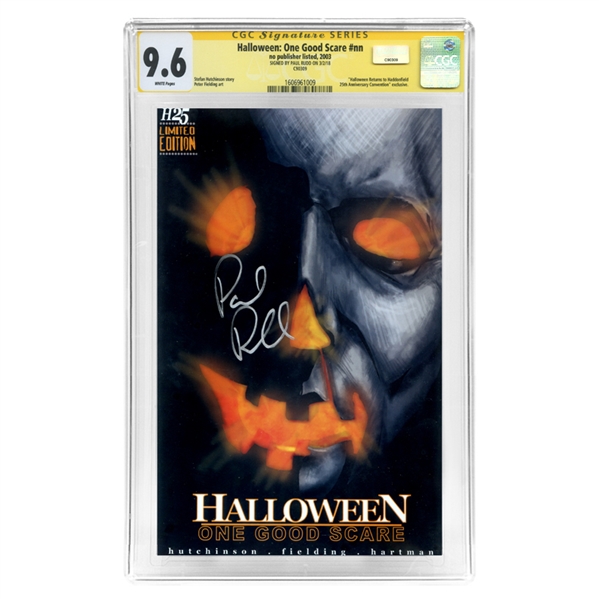 Paul Rudd Autographed Halloween: One Good Scare CGC Signature Series 9.6