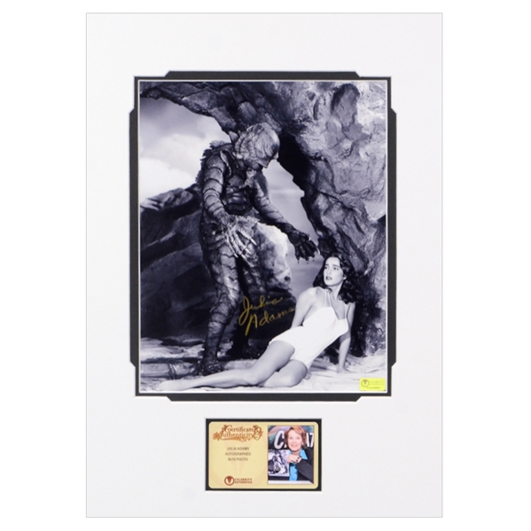 Julia Adams Autographed Creature from the Black Lagoon Matted 8x10 Photo