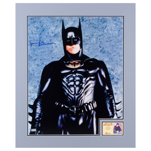 Val Kilmer Autographed 1995 Batman Forever 16x20 Matted Studio Photo