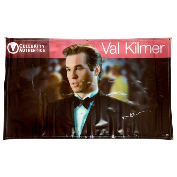 Val Kilmer Autographed Show Banner 