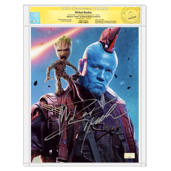 Michael Rooker Autographed Guardians of the Galaxy Vol 2. 8x10 Yondu Photo * CGC Signature Series