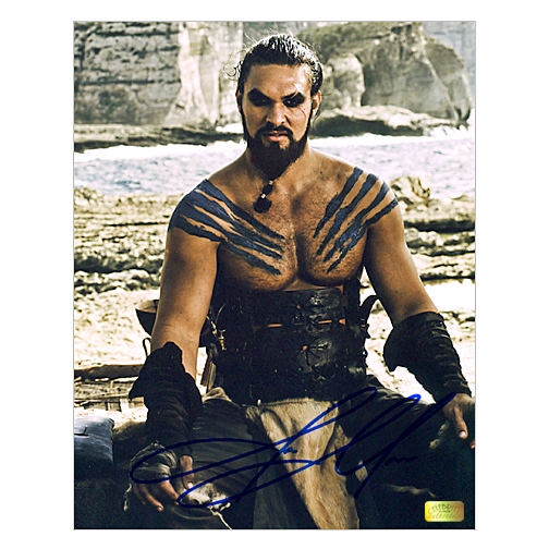 Jason Momoa Autographed 8×10 Game of Thrones Nomad Photo
