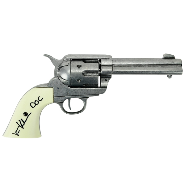 Val Kilmer Autographed Tombstone Doc Holiday Quick Draw Revolver with Doc Inscription 
