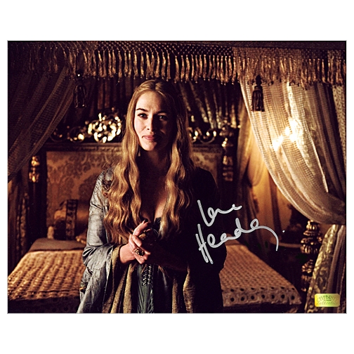 Lena Headey Autographed 8×10 Game of Thrones Cersei Boudoir Photo