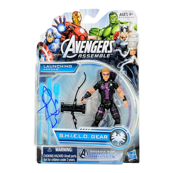 Jeremy Renner Autographed Avengers Assemble Hawkeye Action Figure