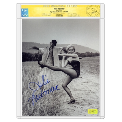 Julie Newmar Autographed 8×10 Play Ball Photo * CGC Signature Series