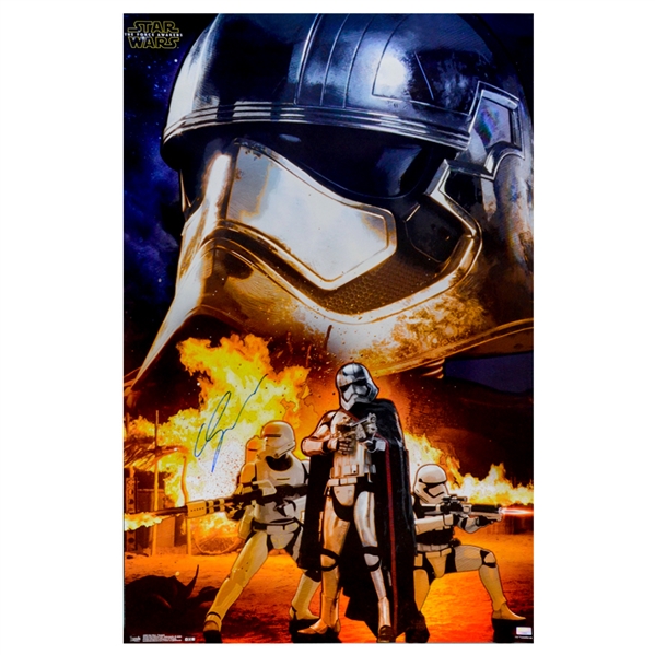 Gwendoline Christie Autographed 2015 Star Wars: The Force Awakens Captain Phasma Assault 22.5×34 Poster