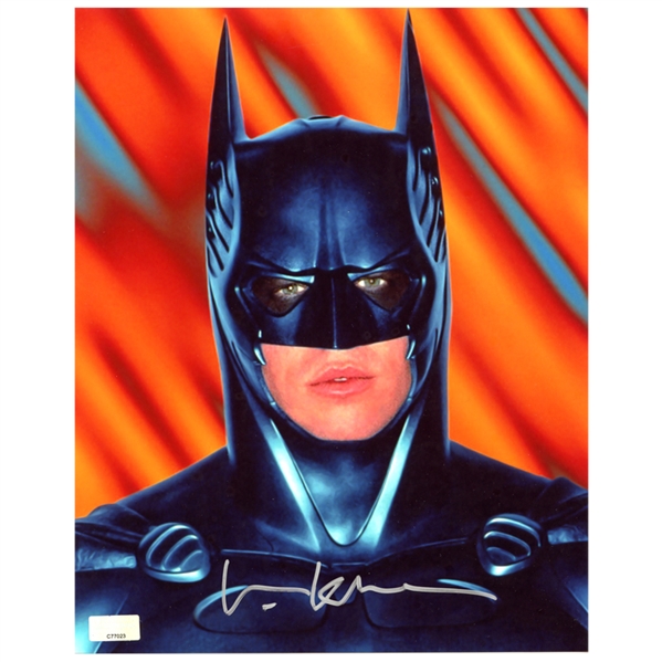 Val Kilmer Autographed Batman 8×10 Portrait Photo