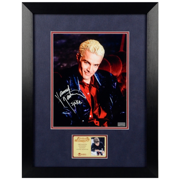 James Marsters Autographed Buffy the Vampire Slayer Spike 8x10 Framed Photo