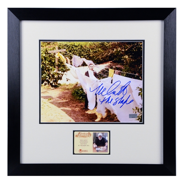 Nick Castle Autographed Halloween Michael Myers The Shape 8x10 Framed Photo