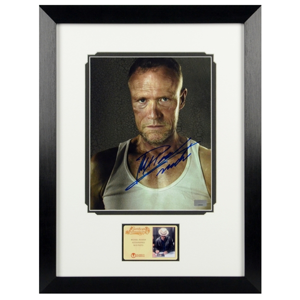 Michael Rooker Autographed The Walking Dead Merle 8x10 Framed Photo