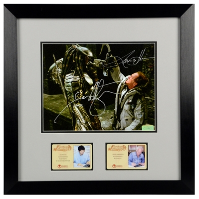 Lance Henriksen, Ian Whyte Autographed AVP: Alien vs Predator 8x10 Framed Photo