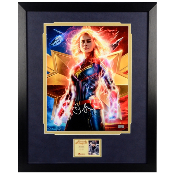 Brie Larson Autographed Captain Marvel 11x14 Framed Photo