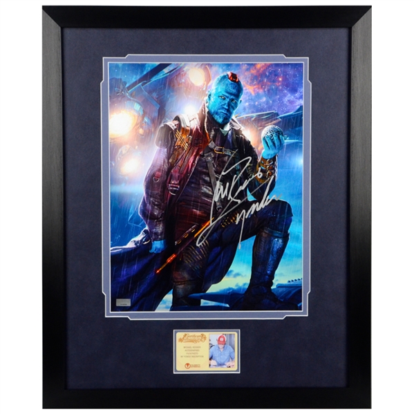 Michael Rooker Autographed Guardians of the Galaxy Yondu 11x14 Framed Photo