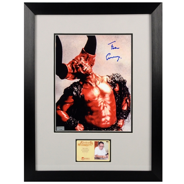 Tim Curry Autographed Legend Darkness 8x10 Framed Photo