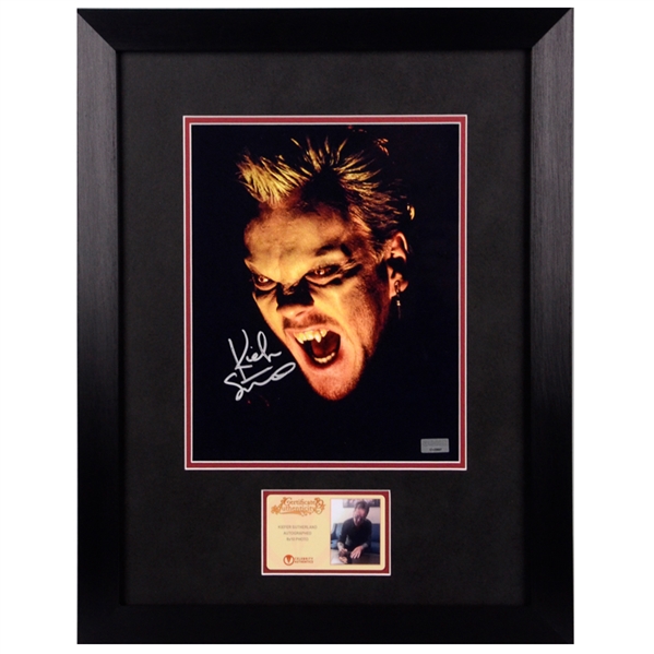 Kiefer Sutherland Autographed The Lost Boys David 8x10 Framed Photo