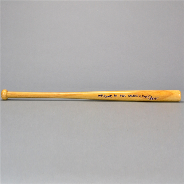 Finn Wolfhard Autographed IT Prop Replica Baseball Bat with Welcome to the Losers Club Inscription
