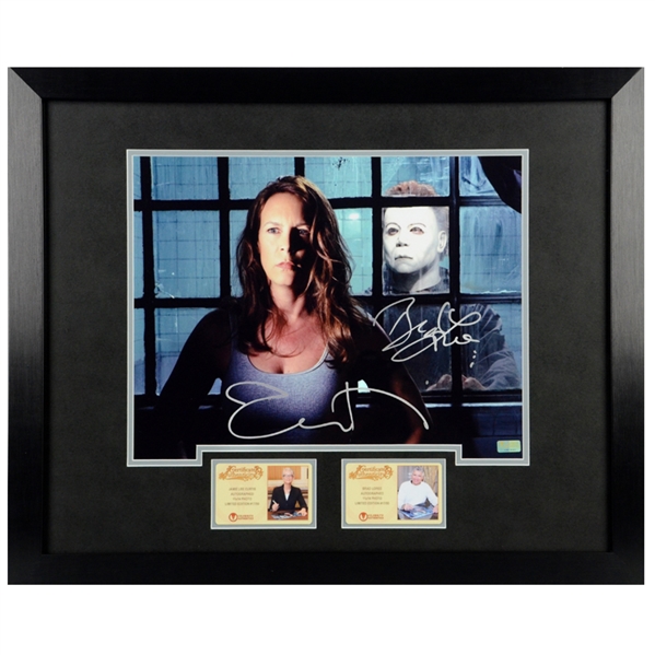Jamie Lee Curtis, Brad Loree Autographed Halloween: Resurrection 11x14 Framed Photo