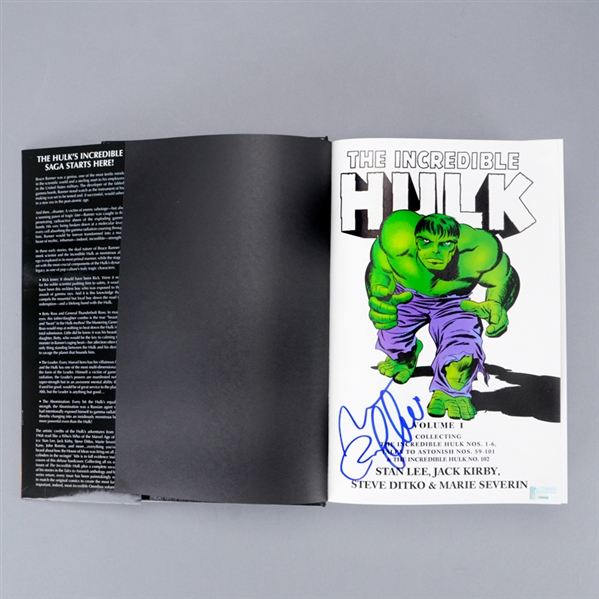 Mark Ruffalo Autographed The Incredible Hulk Omnibus, Vol. 1 with Alex Ross Cover