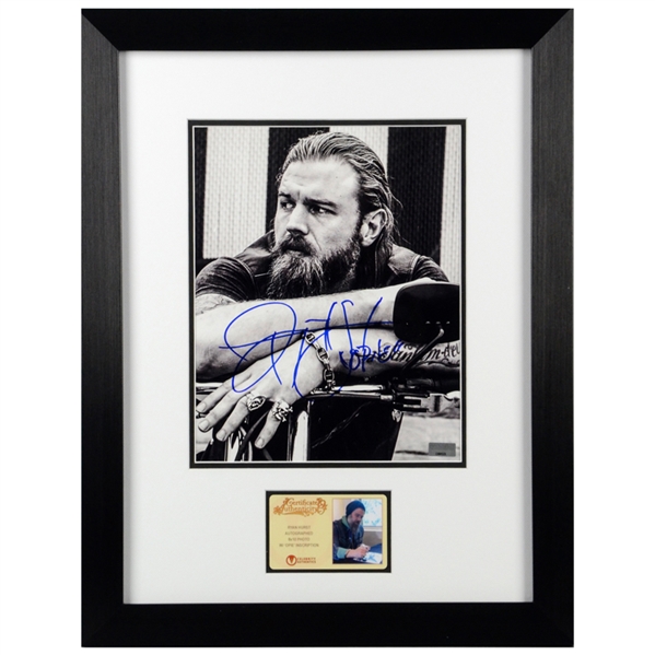 Ryan Hurst Autographed Sons of Anarchy Opie 8x10 Framed Studio Photo