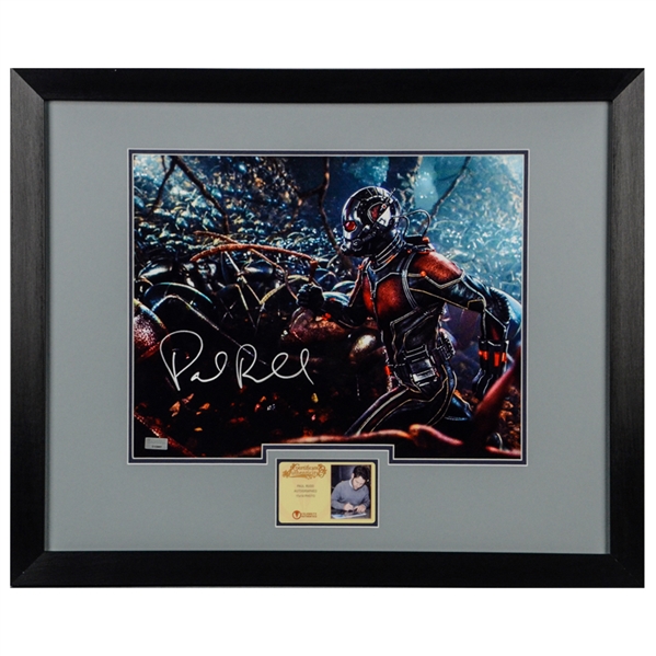 Paul Rudd Autographed Ant-Man The Colony 11x14 Framed Photo